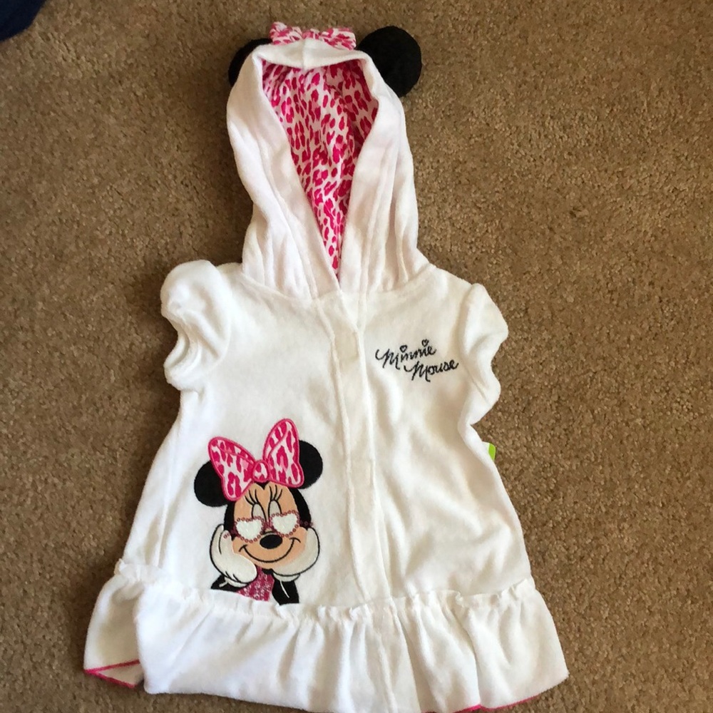 Disney baby Minnie Mouse swim suit and coverup